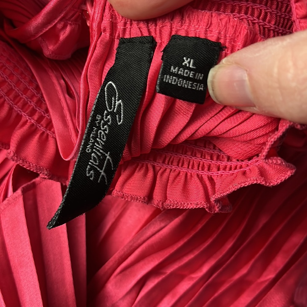 Essentials By Milano High Collared Polyester Pin … - image 5